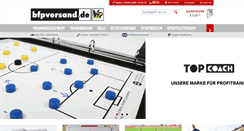 Desktop Screenshot of bfpversand.de